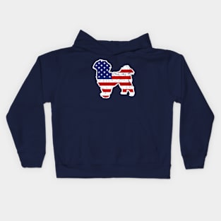 Shih Tzu Patriot Kids Hoodie